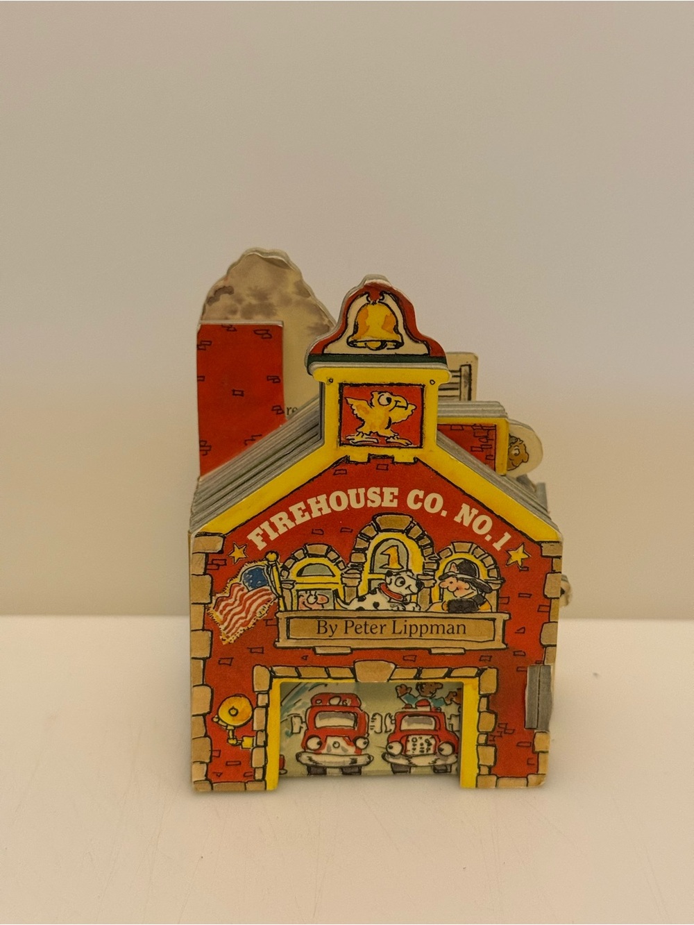 Peter Lippman Firehouse Co. No. 1 Mini House Board Book | Vintage Children’s Boo